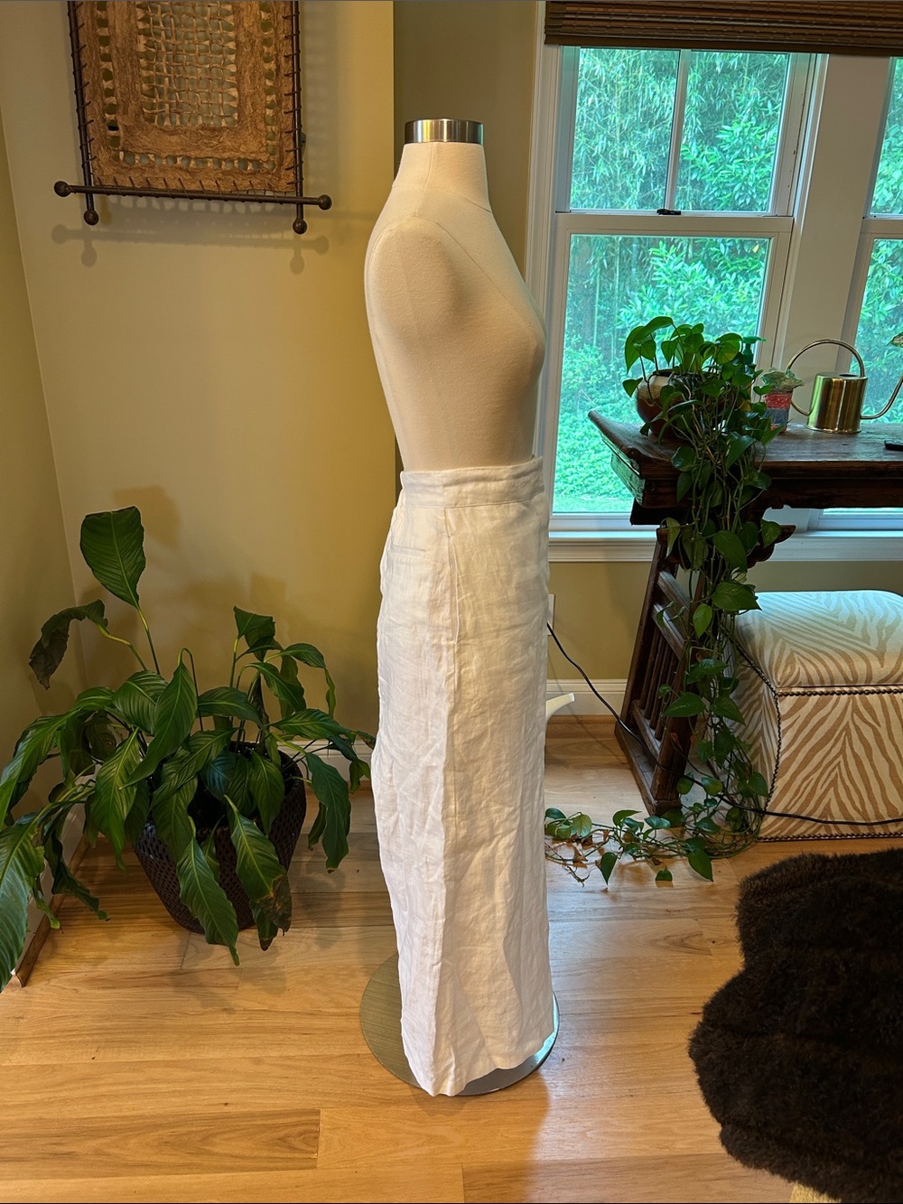 Faithful The Brand White Nelli Linen Maxi Skirt XS - Picture 6 of 14